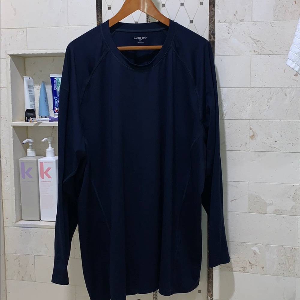 Lands’ End Long-Sleeve Rashguard 3XLT/3XL TALL